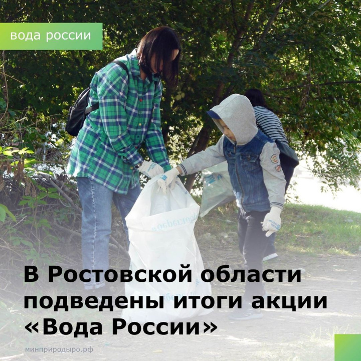 В Ростовской области подведены итоги акции «Вода России»