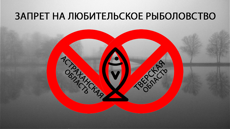 В Астраханской и Тверской областях рыбалку могут запретить до 20 июня