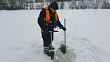 Спасатели проверили толщину льда на водоемах Подмосковья