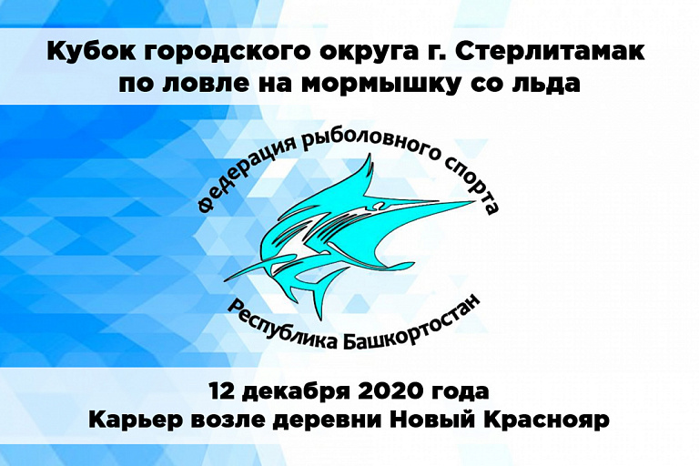 Кубок городского округа г. Стерлитамак по ловле на мормышку со льда состоится 12 декабря 2020 года