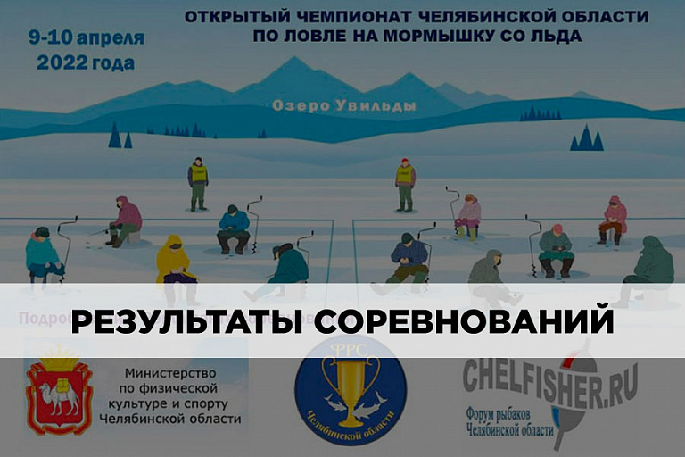 Результаты Чемпионата и Первенства Челябинской области по ловле на мормышку со льда 9-10 апреля 2022 года