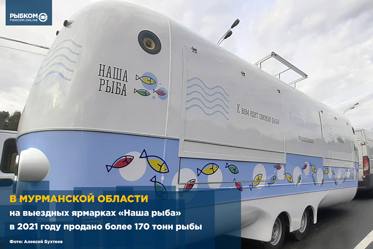 В Мурманской области на выездных ярмарках «Наша рыба» в 2021 году продано более 170 тонн рыбы