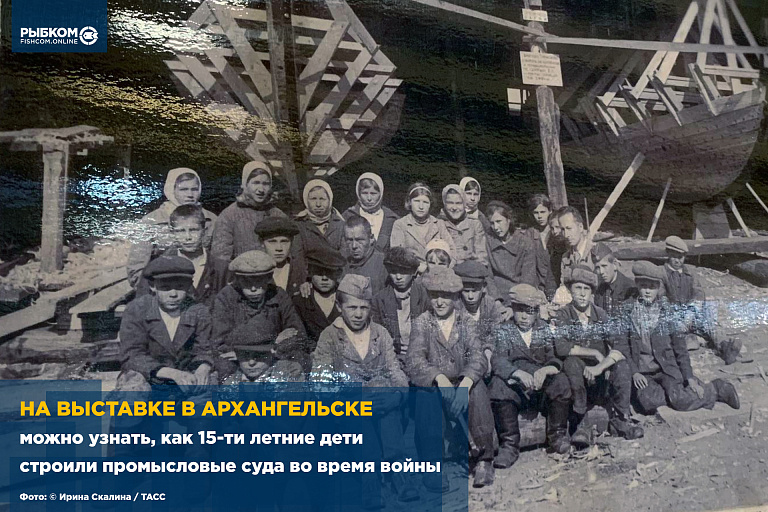 На выставке в Архангельске можно узнать, как 15-ти летние дети строили промысловые суда во время войны