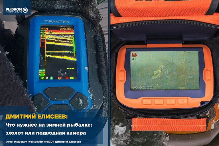 Дмитрий Елисеев: Что нужнее на зимней рыбалке: эхолот или подводная камера